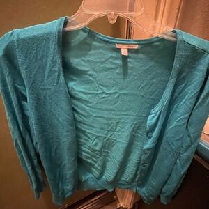 Halogen Vibrant Blue Cardigan Sweater